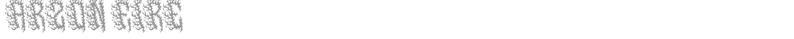 Arzon Fire font preview